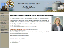 Tablet Screenshot of kendallcountyrecorder.net